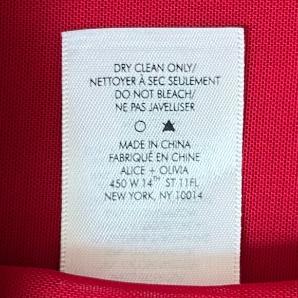 Alice + Olivia Dorinda Red Off Shoulder Fitted Midi Dress Revolve 0 - Picture 11 of 11